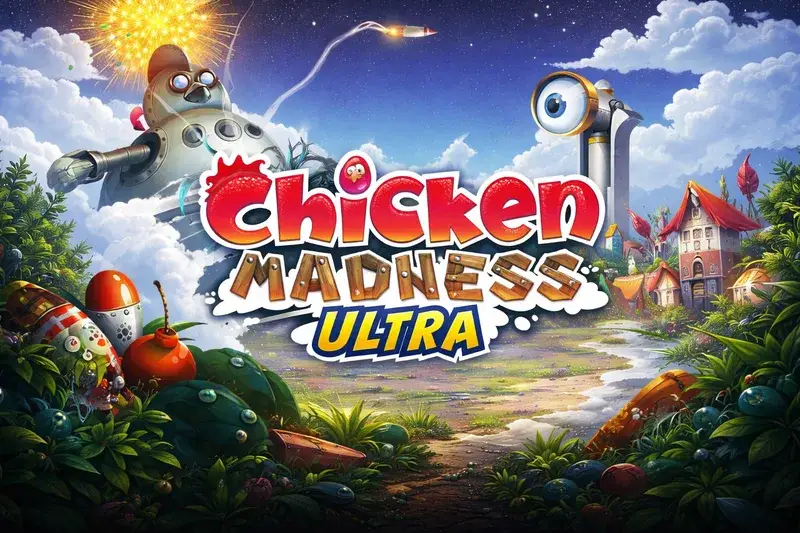 Chicken Madness Ultra β High-Risk Slot screenshot